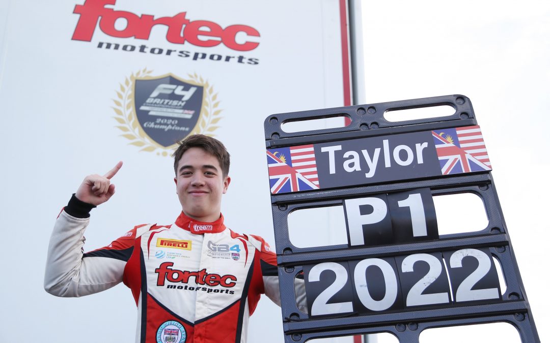Terrific Taylor Takes Title For Fortec Motorsport In GB4 Championship Finale At Donington