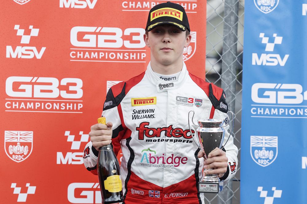 Pearson puts Fortec on the podium at GB3 curtain raiser