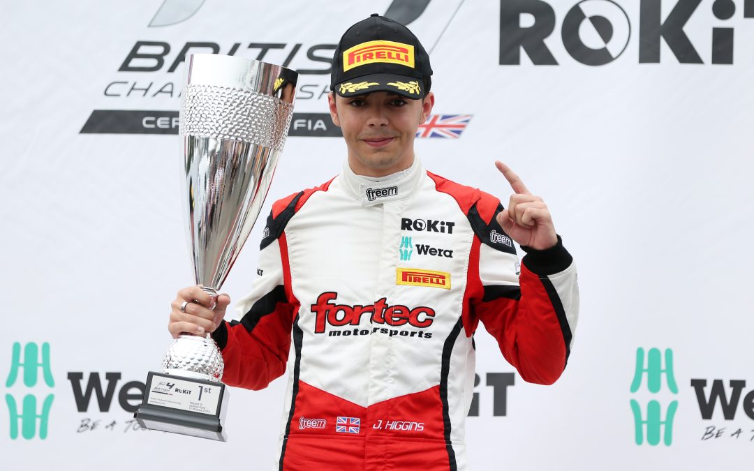 Fortec Motorsport win ROKiT British F4’s 250th race at Oulton Park