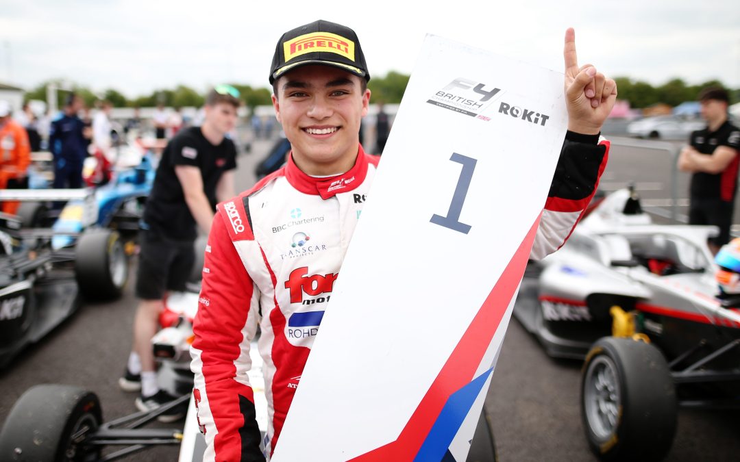 Alex Berg makes history after impressive first British F4 victory with Fortec Motorsports