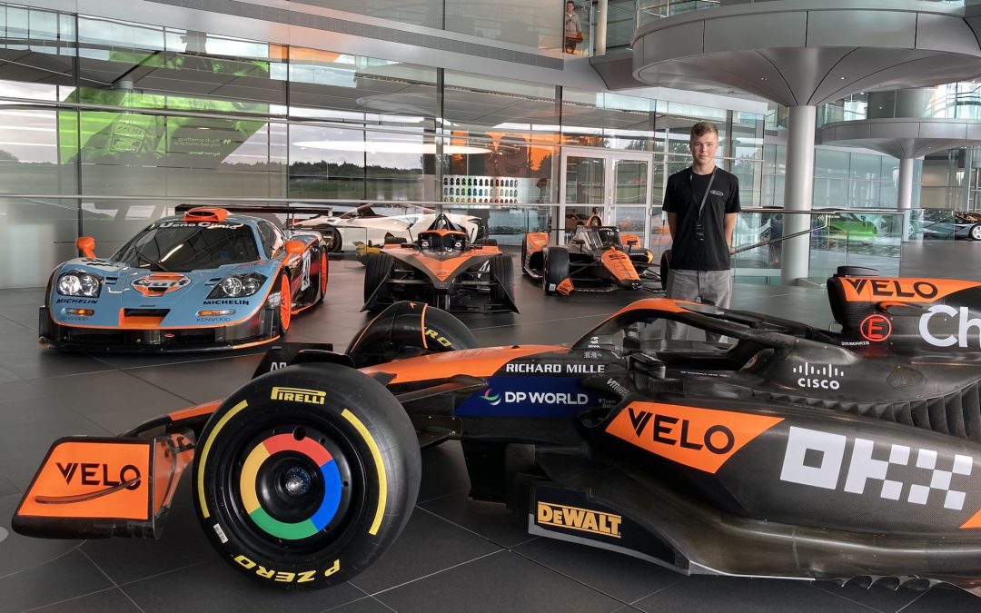 GB4 Championship leader Granfors goes behind the scenes at McLaren Technology Centre
