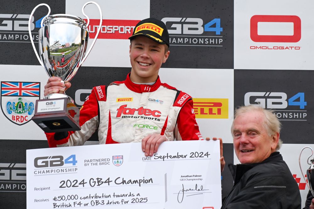 Fortec Motorsports wins 2024 GB4 Championship with super Swede Linus Granfors