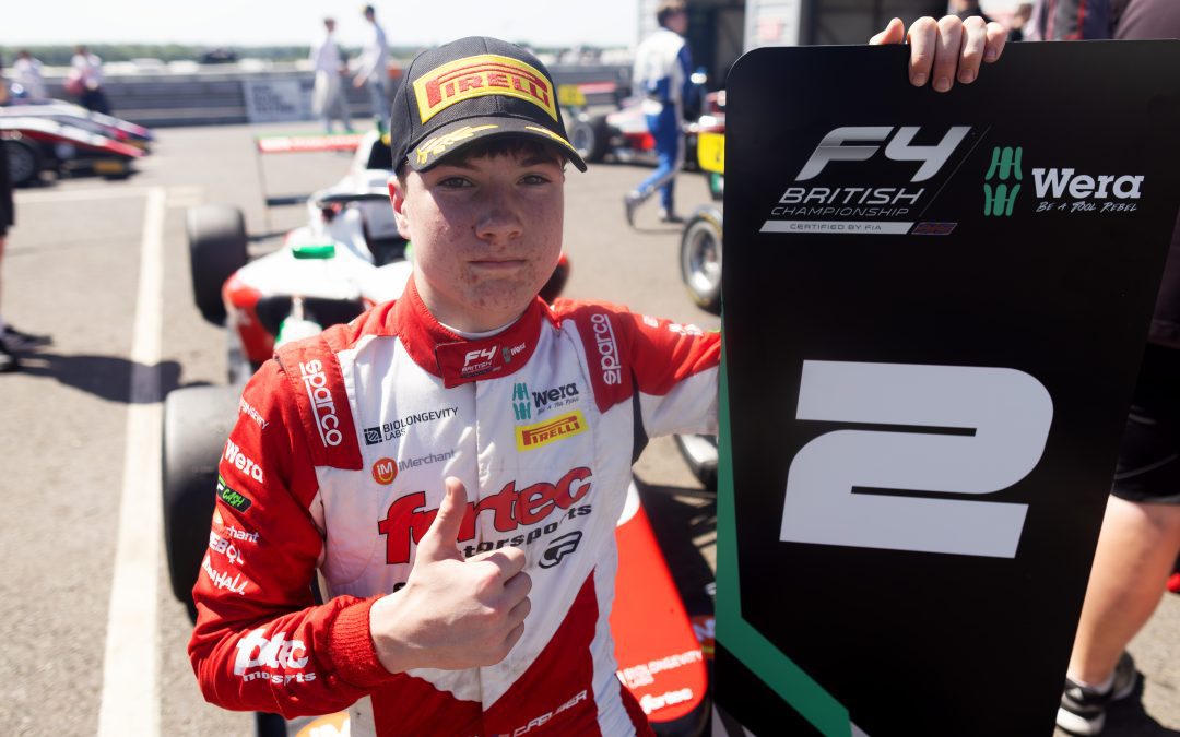 Further podium success for Fortec Motorsports and Cash Felber in British F4